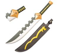 Eroberer Cosplay Sword of Anime The Seven Deadly Sins, Meliodas's Lost Bane Sword Cosplay not Metal Prop Green