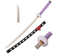 Eroberer Wooden Anime Cosplay Sword, Roronoa Zoro Samurai Sword, Anime Fan, Sky Feather Slash, Trafalgar Law Purple Knife
