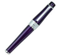 erofa Duke 2009 Memory Charlie Chaplin Fountain Pen, Purple Color Big Size Style Medium Nib with Small Pen Bag