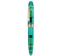 erofa Majohn P140 Piston Filler No.8 Medium Tip Large Capacity Clear Green Acrylic Writing Pen with Gift Box