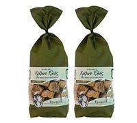 Erofili Small Barley Rusks with Olives from Crete 2 x 380g (760g) | Authentic Greek Olive Rusks | Natural Ingredients, High Fibre, Low Fat | Mediterranean Diet Snack | No Preservatives