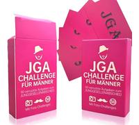 Eroionet 50 Photo Tasks JGA, Photo Tasks JGA Men, JGA Challenge for Men - Funny Tasks & Photo Challenges - 50 Playing Cards + 1 Instructions (English language not guaranteed) - Party Game Stag Night