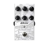 EROK Digital Delay Guitar Pedal,9 Effect with Tape Temps/LoFi/dTAP/Reverse/Ice,Max 3000ms Delay Time for Electric Guitar