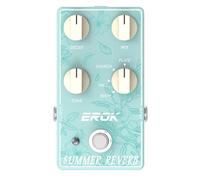 EROK SUMMER REVERB Guitar Reverb Pedal - 4 Classic Modes (ROOM/HALL/CHURCH/PLATE) with True Bypass, Natural Spatial Sound