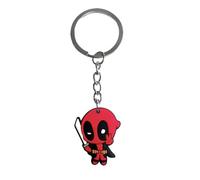 EROL DeadPL's keychain with wolf and with sword collectable mini figure | Novelty keyring - gift for dead's and wolf pool with mask fans/chibi character figure