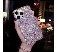 Erolagomat Bling Designer for iPhone 16 Pro Case, Glitter Rhinestones Phone Case with More Than 800 Super Shiny Rhinestones，Luxury Sparkly Hard Back Cover for Women Girls