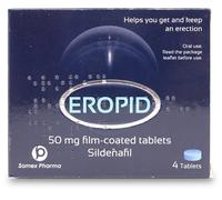 Eropid Sildenafil 50mg 4 Tablets
