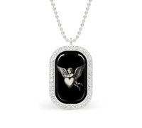 Eros Cupid God of Love Women's Necklaces Pendant Necklace Fashion Diamond Jewelry with Chain