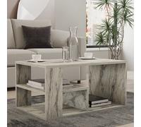 eros rectangular wooden coffee table in freesia marble effect