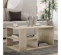 eros rectangular wooden coffee table in travertine marble effect