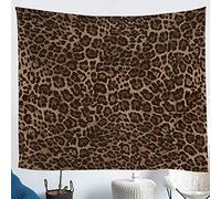 Erosebridal Leopard Print Tapestry Cheetah Decor Wall Hanging Geometric Wall Tapestry African Safari Animal Tapestries Modern Abstract Pattern for Kid Boy Men Artwork Large 59x82