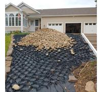 Erosion Control Grid for Slope Stabilization - Durable Landscape Solution to Prevent Soil Erosion and Secure Gravel on Hills, Patios, and Parking Areas