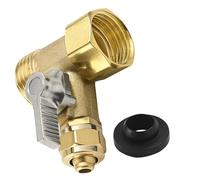 Erosion Resistant 3 Way Ball Valves Featuring Compact Integrated Design Brass Inlet for Household Water Systems Accuracy Flows Adjustment Ball