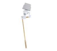 Erosion Resistant Brass Rod Push Button Flush Adapter Water Efficient Spring Return Toilet Handles for Side Mount Tanks Water Tank Trip Levers Replacement