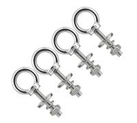 Erosion Resistant M10X50mm Extended Eye Screw Safe Load Steel Lifting Eyes Bolt Erosion Resist Bolt Set for Outdoor Heavy-Duty Use