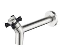 Erosion Resistant Steel Fast Open Water Adapter Simple Twist Operate Smooth Flows Control for Laundry Appliances Ergonomic Washing Machine Water Outlet