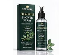 EROSMILE Eucalyptus Shower Spray, Pure Oil Mist - Sauna and Spa Steam Room at Home Experience, 6.76 Oz