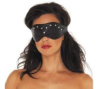 Erotic Fashion ra7590 Augenbinde, Schwarz Leder Verstellbar, 1er-Pack (1 x 1 Stück)