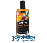 JoyDivision WARMup - Warming Massage Oil - Mango & Passion Fruit (150ml)