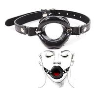 Erotic Sex Toys Black Mouth Silicone Lips Separator Fantasy Mouth Opener