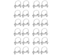 Erpmlyo Antenna Mast Pipe Clamp Jaw Block U-Bolts for Strong Grip | Uses jaw block and U-bolts to secure the pole and prevent slip during installation.