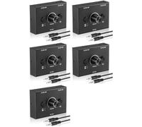 Erpmlyo Audio Switcher, 2-In/1-Out for PC Listening Options | switch between two audio sources and output to speakers or headphones.