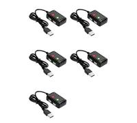 Erpmlyo Charger for 2S 7.4V LiPo with XH-3P Plug, Compact 2-in-1 Charger | LED indicators flash during charging and stay green when complete, making it easy to monitor two packs at a glance.