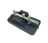 Erpmlyo CW Key Morse Code Teaching Keyboard with Built-In Buzzer | 2xAAA batteries power the built-in buzzer for CW practice; switch to radio output or direct sound for versatile learning.