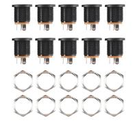Erpmlyo DC Socket 17.9x13.8mm Power Jack Panel Mount, 10 Pcs DC-022A Unit | Bulk 10-pack lowers downtime by providing ready replacements for field repairs and rapid .