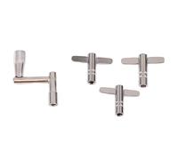 Erpmlyo Drum Keys 4 Pack Tuning Tools for All Drums with Handy Speed Key | This 4 pack delivers 3 standard drum keys plus a continuous speed key for fast, precise tuning across multiple drums