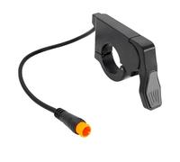 Erpmlyo Electric Bike Thumb Throttle Quick Release Button M8 Port Mount | Tool-free installation via M8 port keeps your throttle secure; , compact design suits mountain and city bikes.