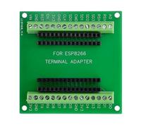 Erpmlyo ESP8266 Breakout Board for ESP-12E 38 Pins Development | Expanded GPIO to two outputs, enabling more flexible control in home automation.