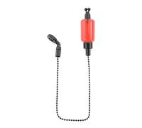 Erpmlyo Fishing Chain Alarm Hanger Carp Rod Strike Indicator Outdoors Red | User-friendly head design clips onto your line without fraying, providing a secure grip and quick read of bites.