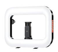 Erpmlyo Handheld Ring Light Rechargeable with BT Remote for Live Streams | Rechargeable handheld ring light with BT remote offers 2500K-8500K color control, quick setup for live streams and selfies.