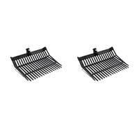 Erpmlyo Manure Fork Replacement Head, Plastic Pitchfork Head for Garden | Versatile cleaning tool great for gardens and stables; robust plastic head resists wear and weathering.