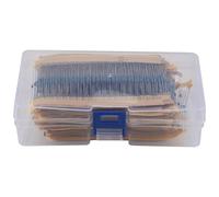 Erpmlyo Metal Film Resistors Kit 130 Values 1% 2600Pcs Through Hole