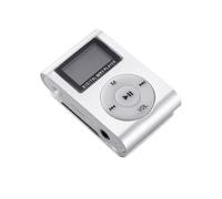 Erpmlyo MP3 Player Clip with Video Screen and 32GB TF Card for | Compact metal clip MP3 player with LCD, built-in Li-ion battery, and 32GB TF Card compatibility for on-the-go music.