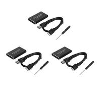 Erpmlyo MSATA USB3.0 Enclosure Plug-and-Play for XP to USB UASP | Supports XP/Vista/7/8/8.1, Linux and with USB UASP; driver-free operation across platforms.