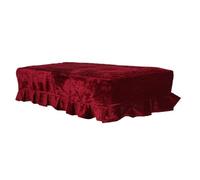 Erpmlyo Piano Bench Cover Gold Velvet Dust-Proof for Upright Pianos Secure | Soft velvet bench cover protects upright pianos from dust and scratches, with an elastic hem for a secure, wrinkle-free fit.