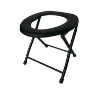Erpmlyo Portable Folding Toilet Seat for Travel - Compact & Anti-Slip | Anti-slip feet keep stable on uneven surfaces; folds compactly for travel, camping, and quick setup anywhere outdoors.