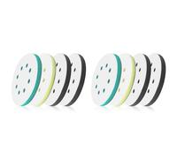Erpmlyo Sanding Pads Foam 5-Inch 8-Hole Complete Sander Accessory Pack | Eight pads included, compatible with common 5-inch orbital for versatile finishing tasks.