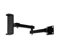 Erpmlyo Tablet Holder Wall-Mounted Close to Wall 10cm, 360° Adjustable | Compact design places the tablet only 10 cm from the wall, freeing space for a tidy desk while watching or video calling.