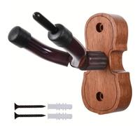 Erpmlyo Violin Wall Mount Hanger with Integrated Bow Hook Wood | Keeps violin and bow together, preventing loss and ensuring quick setup for practice sessions.