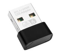 Erpmlyo WiFi 6 USB Adapter Dual Band 2.4/5GHz Bluetooth 5.3 -MIMO PC Pro | Offers -MIMO multi-device streaming and WiFi6 for multi-user access, WPA2/WPA3 security for robust protection.