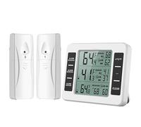 Erpmlyo Wireless Refrigerator Thermometer 10 Minute Alarm Delay Function | Alarm activates after a 10-minute delay when the preset condition is met.