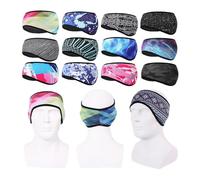 ERQIAO Outdoor Sports Hair Sweat Fleece Ear Cover Ear Muffs Headband Running Headband Ear Warmer Winter Sweatband(A)