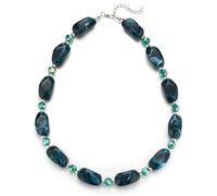 Errally Chunky Beaded Choker Necklaces for Women Large Beads Statement Necklace Collar Costume Jewelry Gifts for Her, Resin, No Gemstone