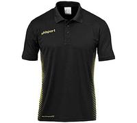 Errea ERREP Kids Score Polo Shirt Kids Polo Shirt - Black/Fluo Yellow, 140