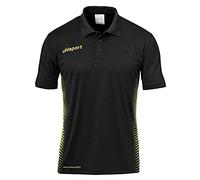Errea ERREP Kids Score Polo Shirt Kids Polo Shirt - Black/Fluo Yellow, 152