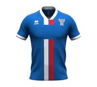 Errea Faroe Islands Men's Away Football Shirt 2024-2026 Medium Blue